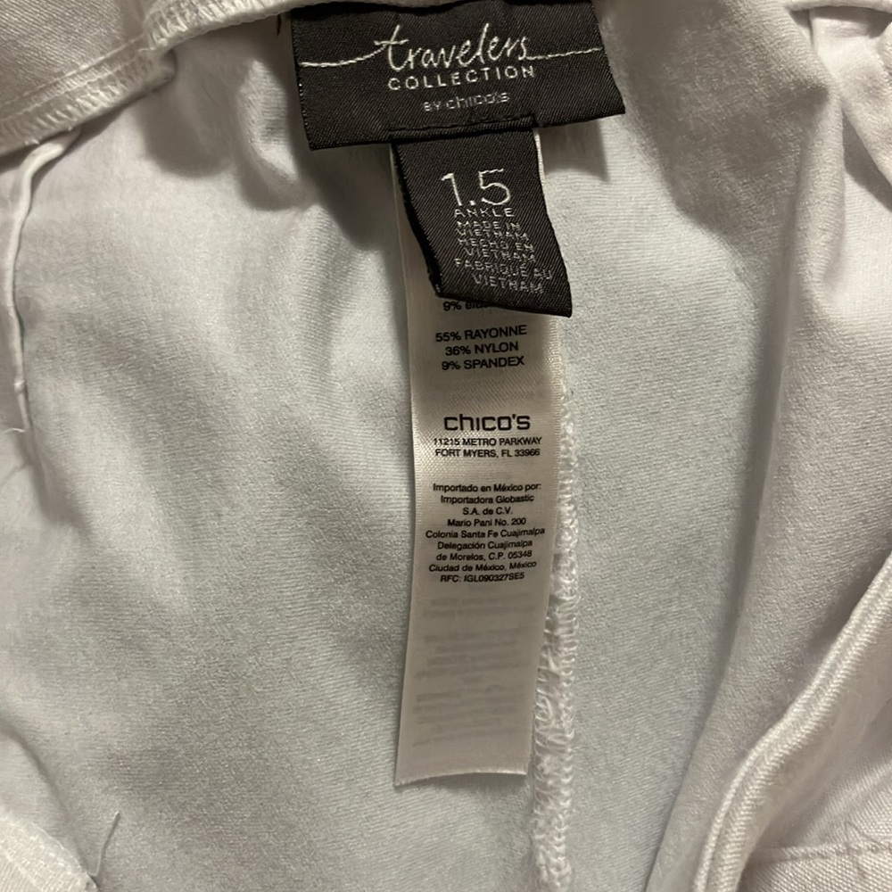 Chicos white pant. Size- 1.5 Ankle - Picture 3 of 3